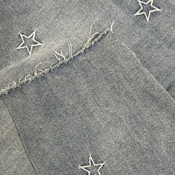 Hollister Curvy High Rise Crop Super Skinny Star Jeans Size 9 29 Denim Stretch - Picture 3 of 5